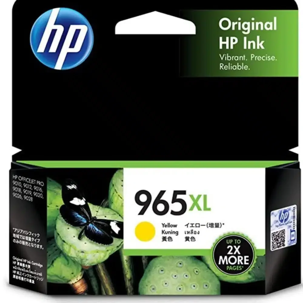 Hp 965XL YELLOW ORIGINAL INK CARTRIDGE HP 965XL Original High Yield Inkjet Ink Cartridge - Yellow Pack - 1600 Pages