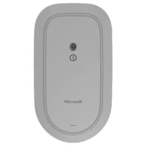 Microsoft Surface Mouse - Grey Microsoft Surface Mouse - Bluetooth - BlueTrack - Grey - Wireless - 1000 dpi - Scroll Wheel - Symmetrical view 3