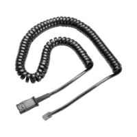 Hp Poly M22 to QD Cbl Poly 3.05 m Quick Disconnect/RJ-11 Phone Cable for Phone, Headset - 1 Each - Black