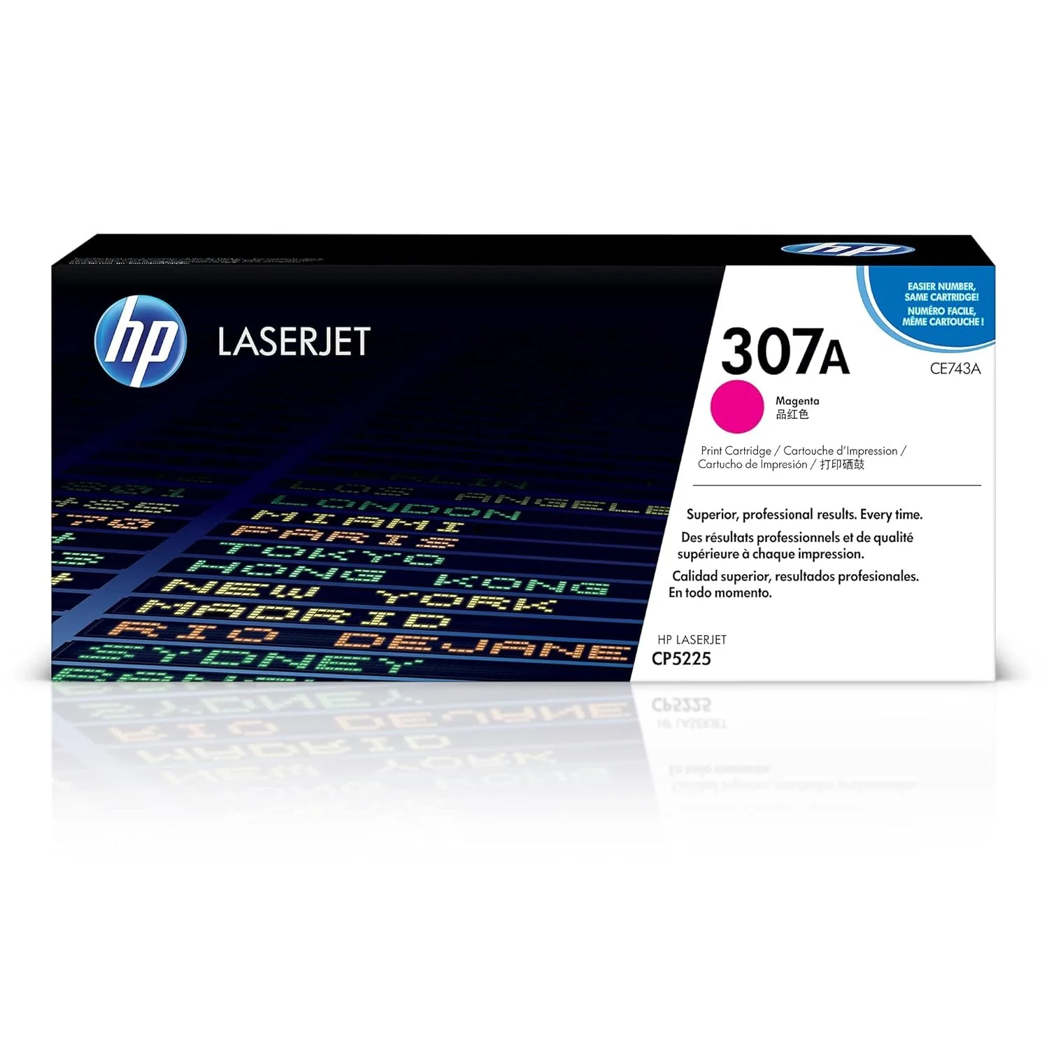 Hp 307A MAGENTA LJ TONER CART CE743A HP 307A Original Laser Toner Cartridge - Single Pack - Magenta - 1 Each - 7300 Pages