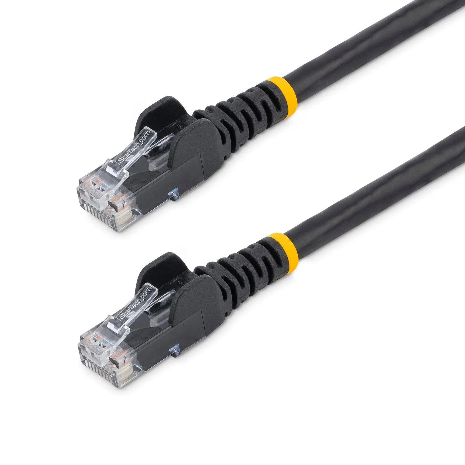 Startech.Com 2M BLACK SNAGLESS CAT6 UTP PATCH CABLE StarTech.com 2m CAT6 Ethernet Cable - Black Snagless Gigabit - 100W PoE UTP 650MHz Category 6 Patch Cord UL Certified Wiring/TIA - Cable for Network Device - First End: 1 x RJ-45 Network - Male - Second End: 1 x RJ-45 Network - Male - 6 Gbit/s - Patch Cable - Gold Plated Contact - 24 AWG - Black view 2