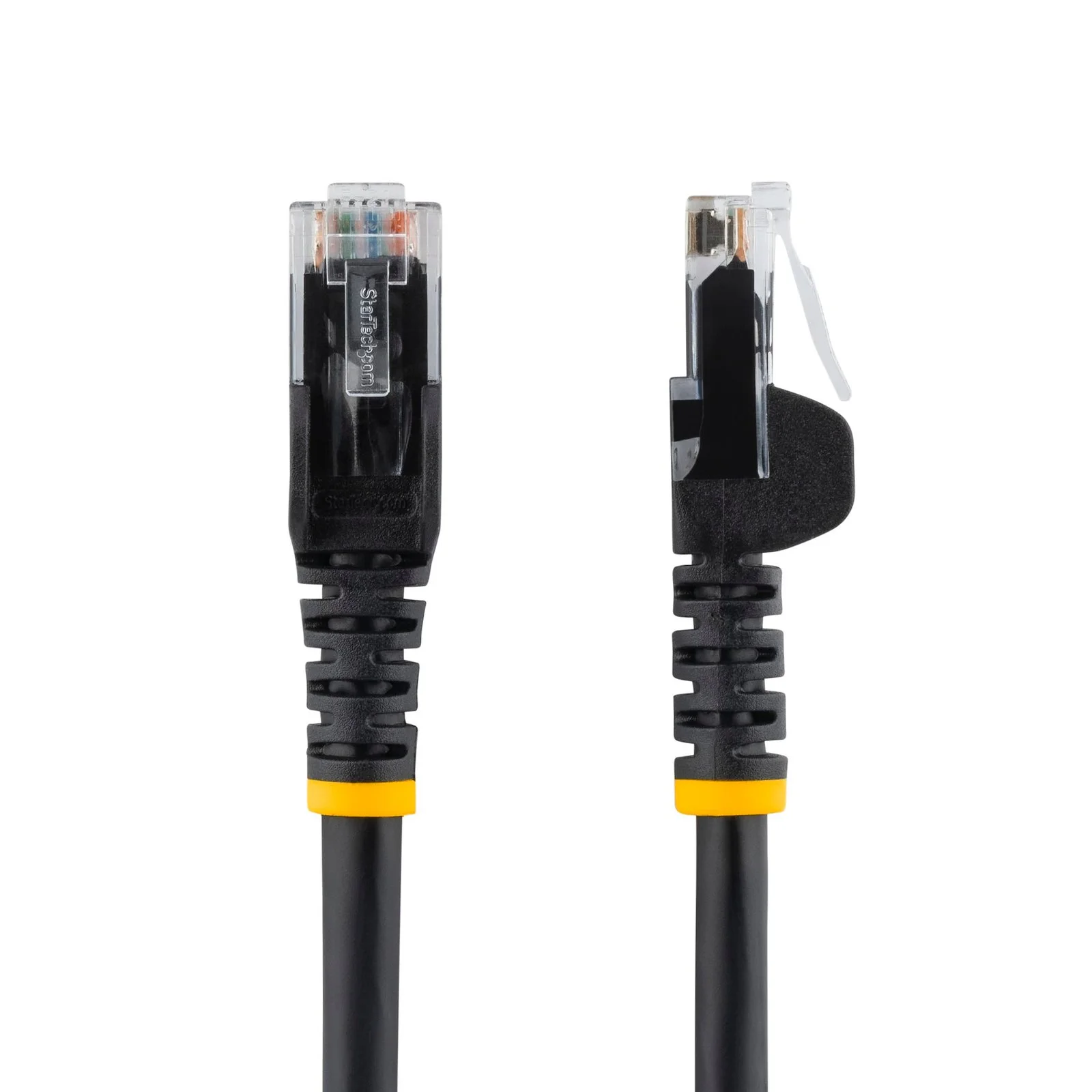 Startech.Com 2M BLACK SNAGLESS CAT6 UTP PATCH CABLE StarTech.com 2m CAT6 Ethernet Cable - Black Snagless Gigabit - 100W PoE UTP 650MHz Category 6 Patch Cord UL Certified Wiring/TIA - Cable for Network Device - First End: 1 x RJ-45 Network - Male - Second End: 1 x RJ-45 Network - Male - 6 Gbit/s - Patch Cable - Gold Plated Contact - 24 AWG - Black view 3