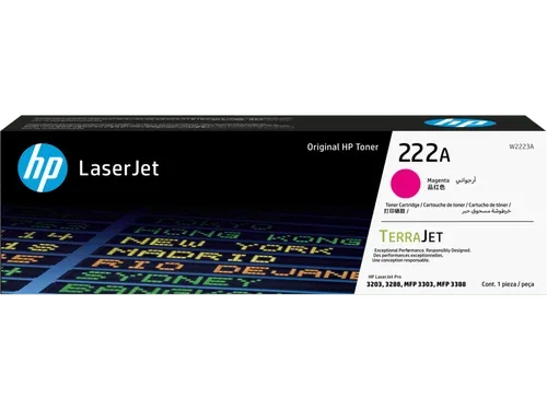 HP 222A Mgn LaserJet Toner Cartridge HP 222A Original Laser Toner Cartridge - Magenta Pack