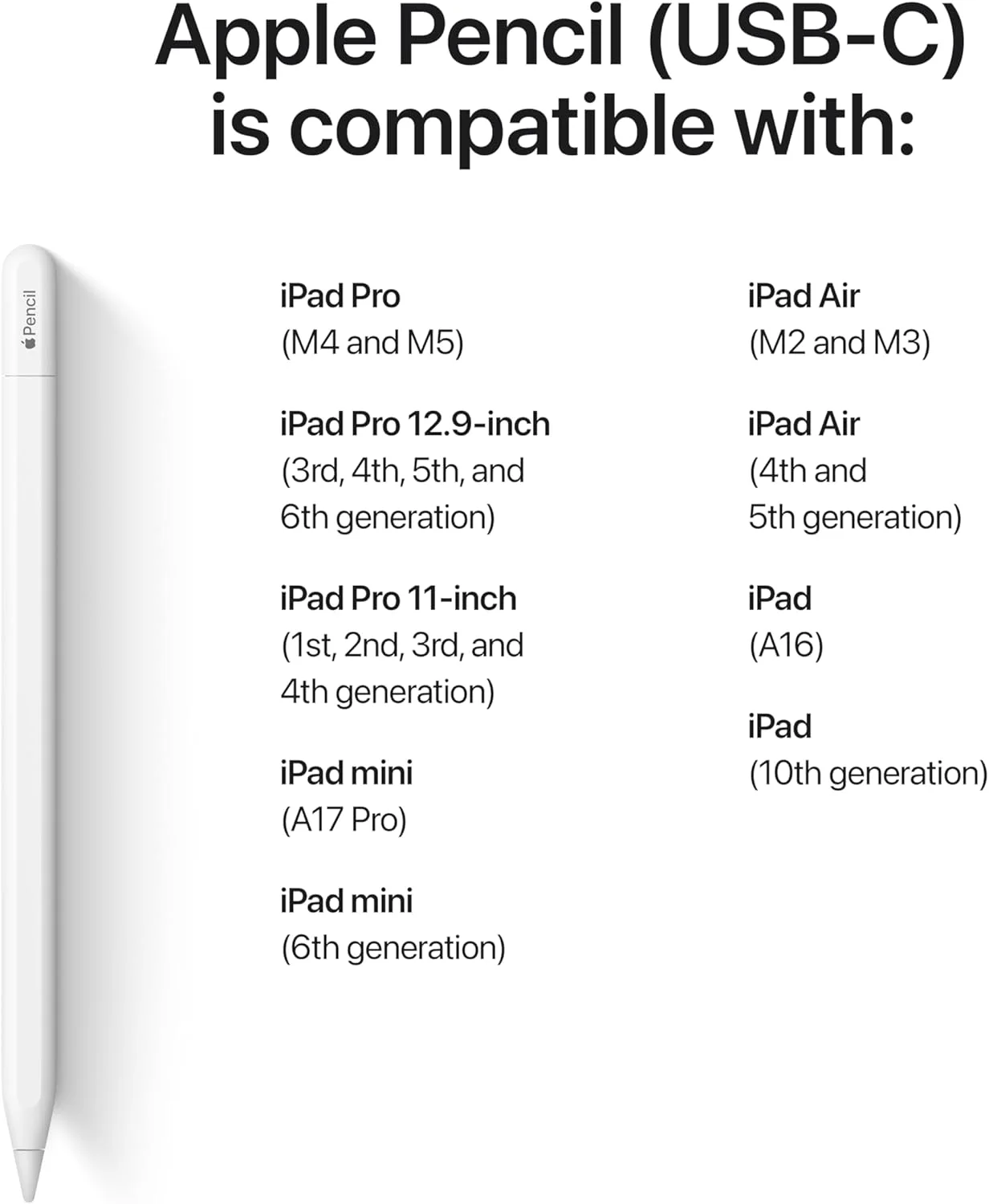 APPLE PENCIL USB-C-E&E APPLE PENCIL (USB-C)