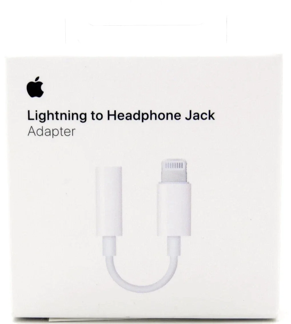Apple MMX62FE/A Lightning to 3.5 mm Headphone Jack Adapter