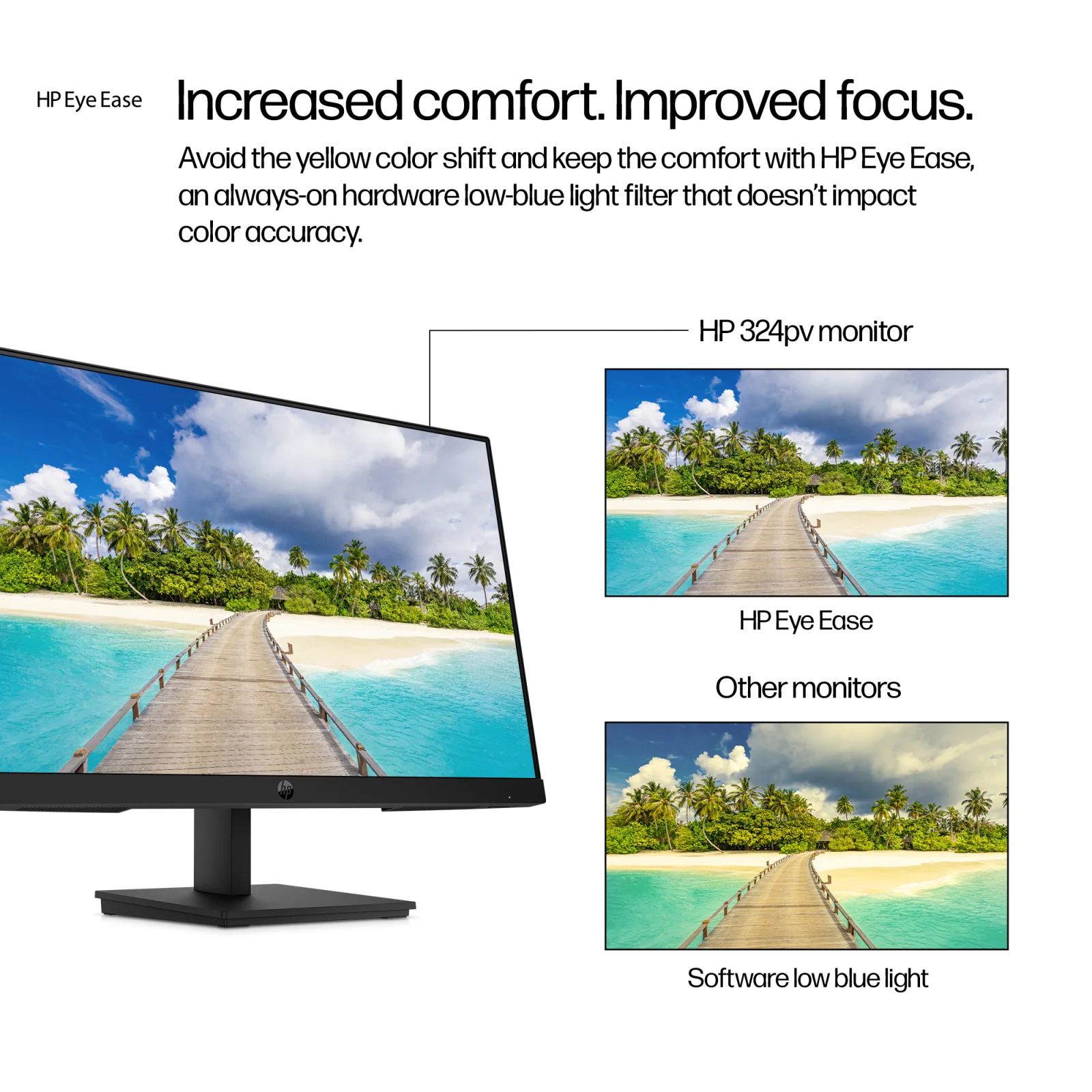 HP S3 Pro 324pv FHD MNTR HP 324pv 24" Class Full HD LED Monitor - 16:9 - 60.5 cm (23.8") Viewable - Vertical Alignment (VA) - Edge WLED Backlight - 1920 x 1080 - 16.7 Million Colours - 250 cd/m² - 5 ms - 100 Hz Refresh Rate - HDMI - VGA - VESA Mount Compatible view 4