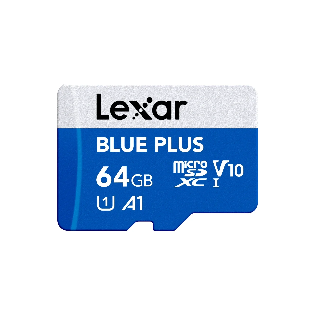 64GB Micro - Lexar BLUE PLUS microSDXC™ UHS-I Card