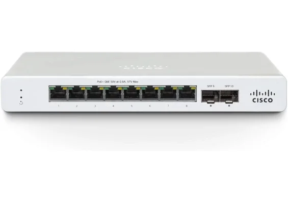 Cisco Meraki MS130-8P Cloud Managed 8GE 120W PoE Switch (MS130-8P)