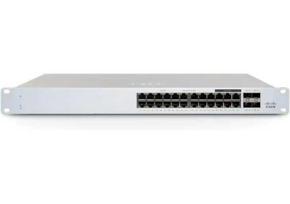 Cisco Meraki MS130-24X Cloud Mgd. 18GE + 6x(2.5GE) 370W PoE Switch (MS130-24X)