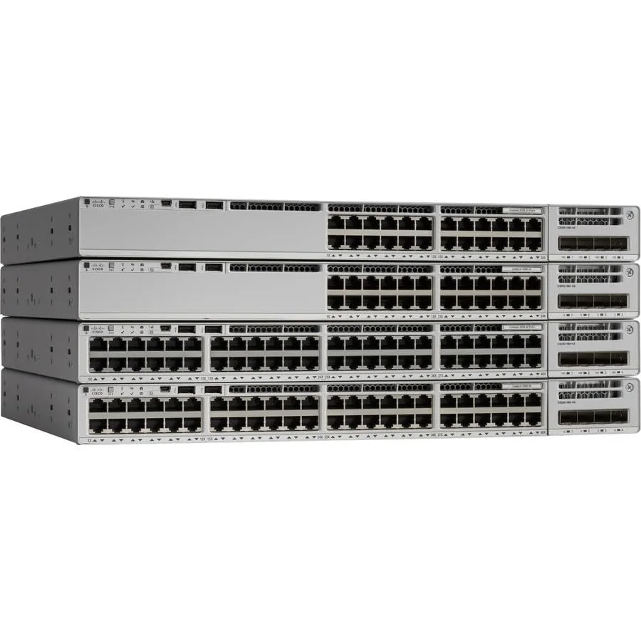 Cisco Catalyst 9200 24-port data only Network Cisco Catalyst 9200 C9200-24T 24 Ports Manageable Layer 3 Switch - Gigabit Ethernet - 10/100/1000Base-T - 3 Layer Supported - 125 W Power Consumption - Twisted Pair - Rack-mountable view 2