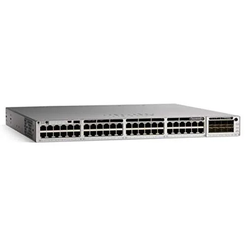 Cisco Catalyst 9300L 48p data Network Essenti Cisco Catalyst 9300 C9300L-48T-4X 48 Ports Manageable Ethernet Switch - 10 Gigabit Ethernet, Gigabit Ethernet - 10GBase-X, 1000Base-T - 3 Layer Supported - Modular - 4 SFP Slots - Optical Fiber, Twisted Pair - Rack-mountable