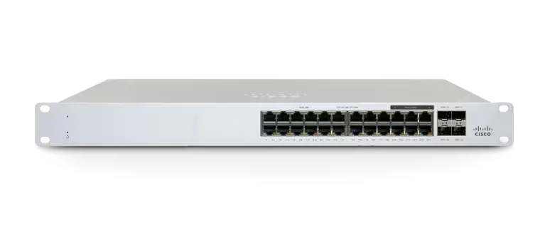 Cisco Meraki MS130-24X Cloud Mgd. 18GE + 6x(2.5GE) 370W PoE Switch (MS130-24X-HW)