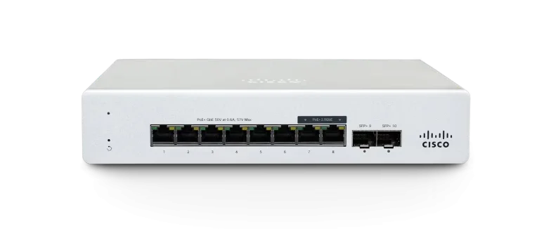 Cisco Meraki MS130-8P-I Cloud Mgd 8GE 120W PoE Switch Internal PSU (MS130-8P-I-HW)