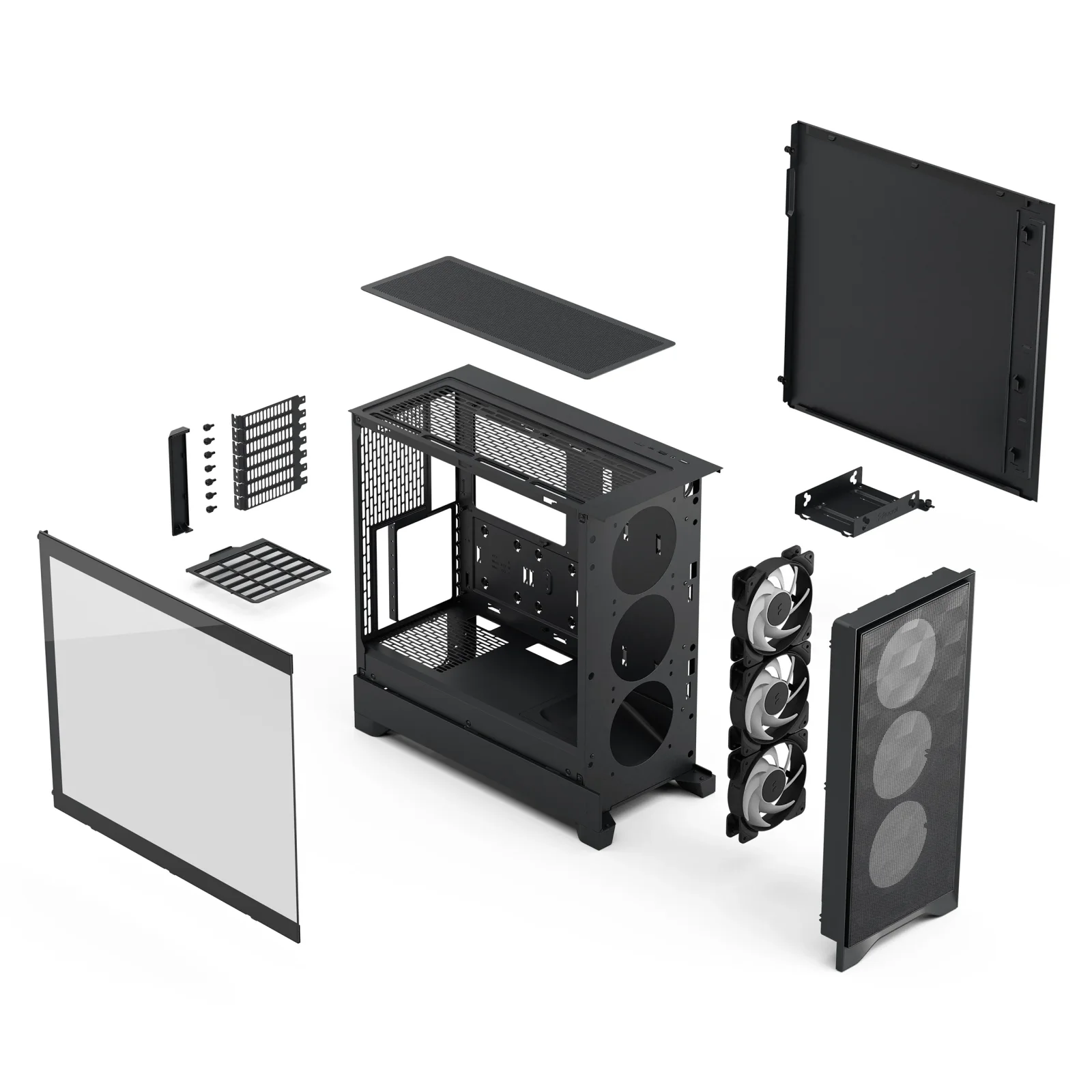 Fractal Design FD-C-POA2A-01 Pop 2 Air Black Solid view 4