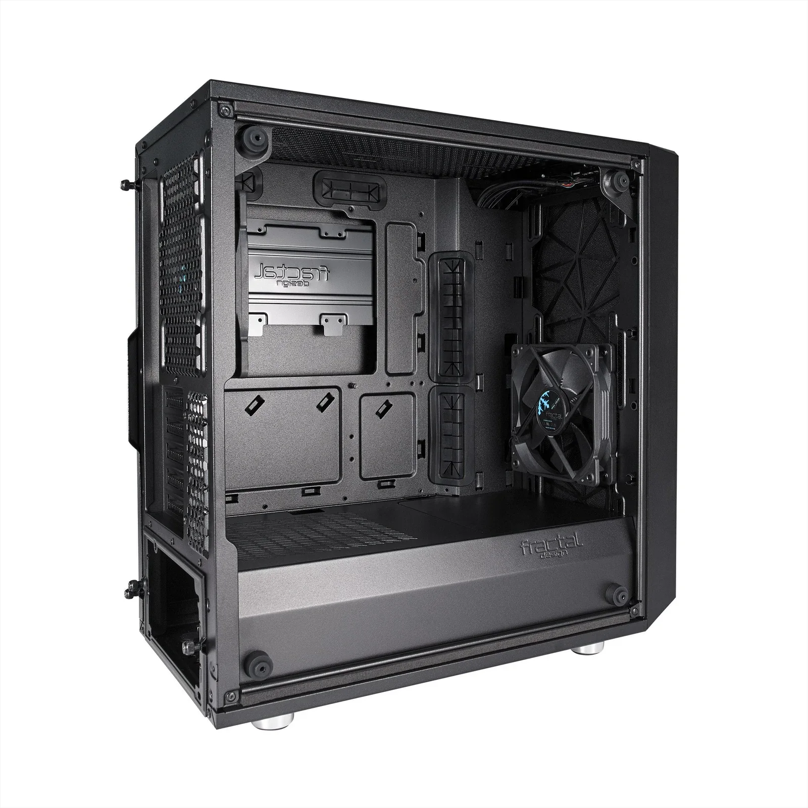 Fractal Design FD-CA-MESH-C-MINI-BK Meshify C Mini Black – Dark TG view 4