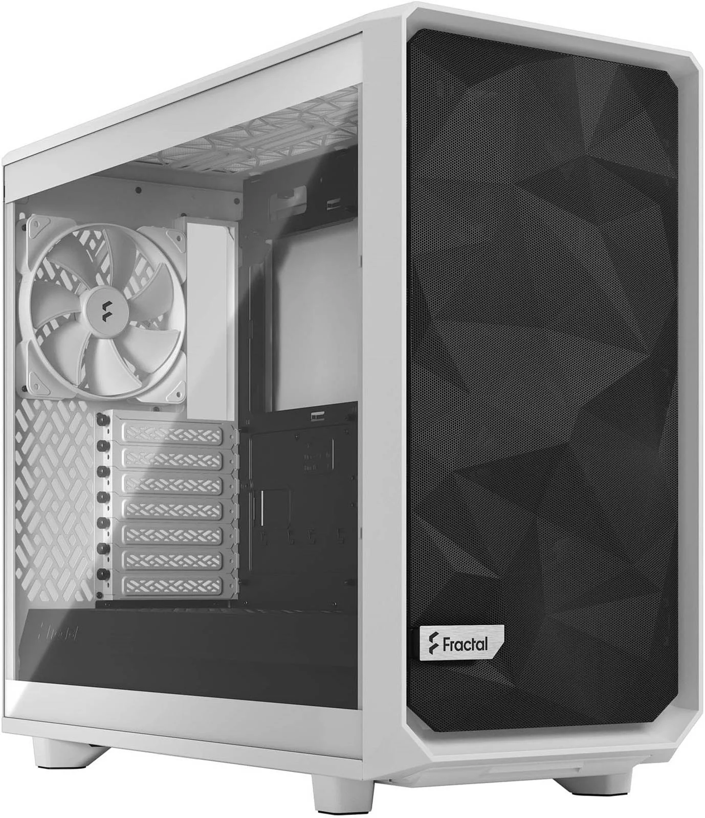 Fractal Design FD-C-MEL2A-04 Meshify 2 Lite White TG Clear view 2