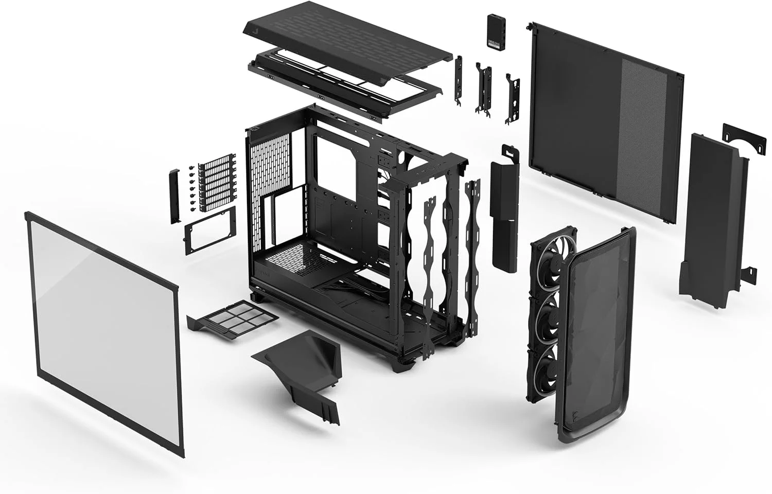 Fractal Design FD-C-MES3X-03 Meshify 3 XL Ambience Pro RGB Black TG Light Tint view 4