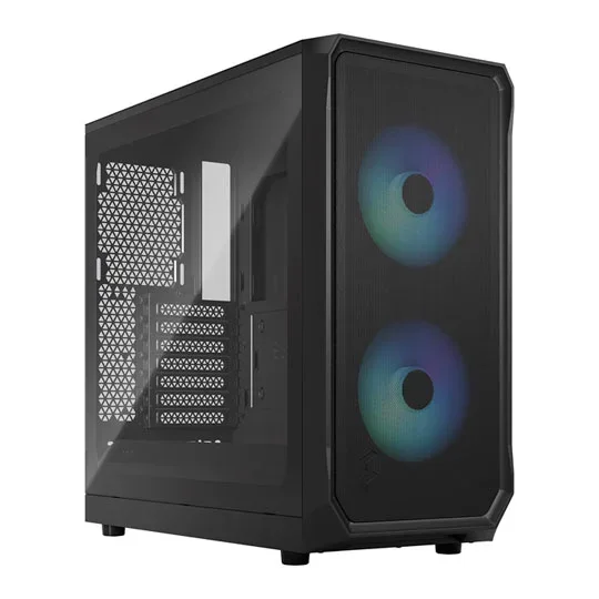 Fractal Design FD-C-FOC2A-03 Focus 2 RGB Black TG Clear Tint