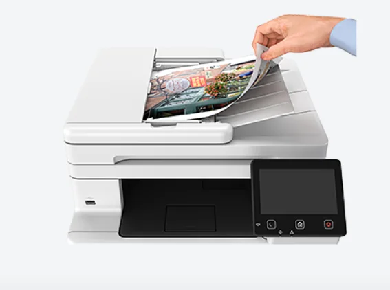 Canon 6928C003AA Canon imageCLASS MF667Cx Colour Laser Printer with Fax (5" Touchscreen LCD, Wi-Fi 802.11 b/g/n, Wired Gigabit Network, 50‑Sheet Single-Pass DADF) view 3