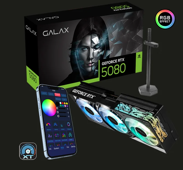 GALAX GLX 1050 RTX 5080 1-Click OC 16GB GDDR7