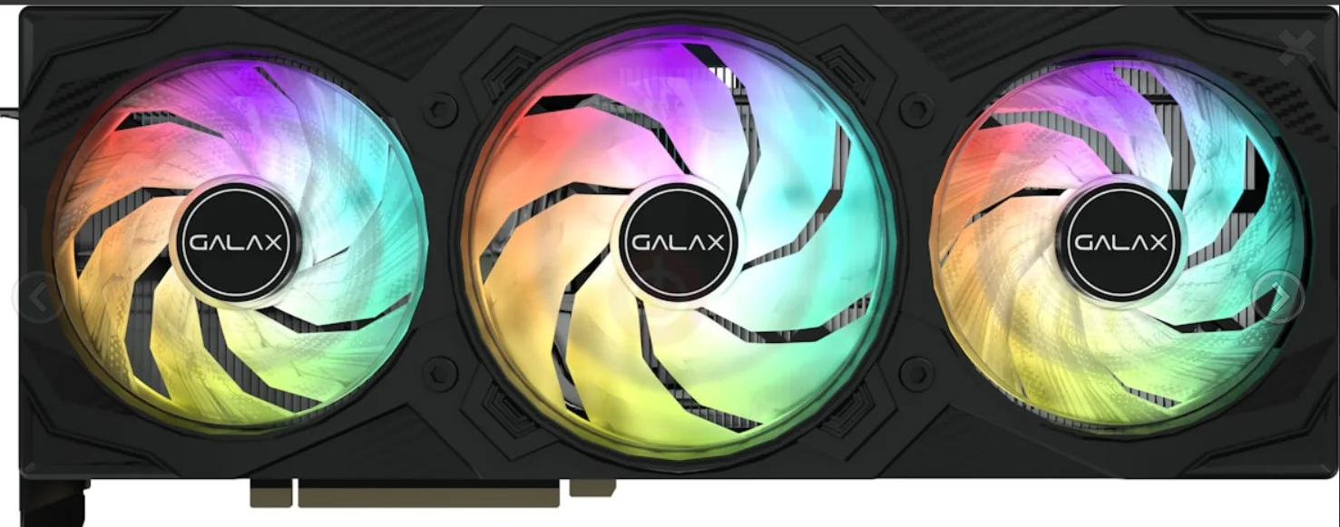 GALAX GLX 1054 RTX 5070Ti EX GAMER 1-Click OC 16GB GDDR7 view 2