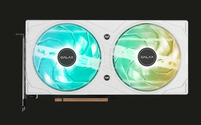 GALAX GLX 1058 RTX 5060 Ti EX White 8GB GDDR7 view 2