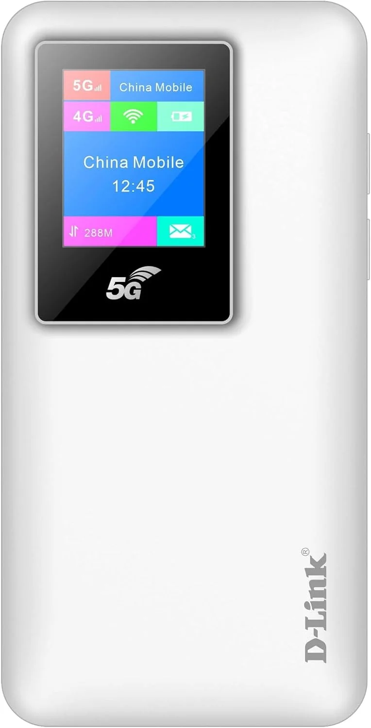 D-LINK DWR-900V 5G NR Wi-Fi 6 AX1800 MiFi Mobile Router (with 10,000mAh)