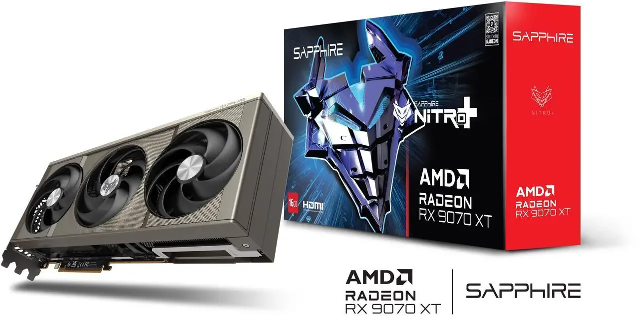 Sapphire 11348-01-20G AMD Radeon™ RX 9070 XT O/C