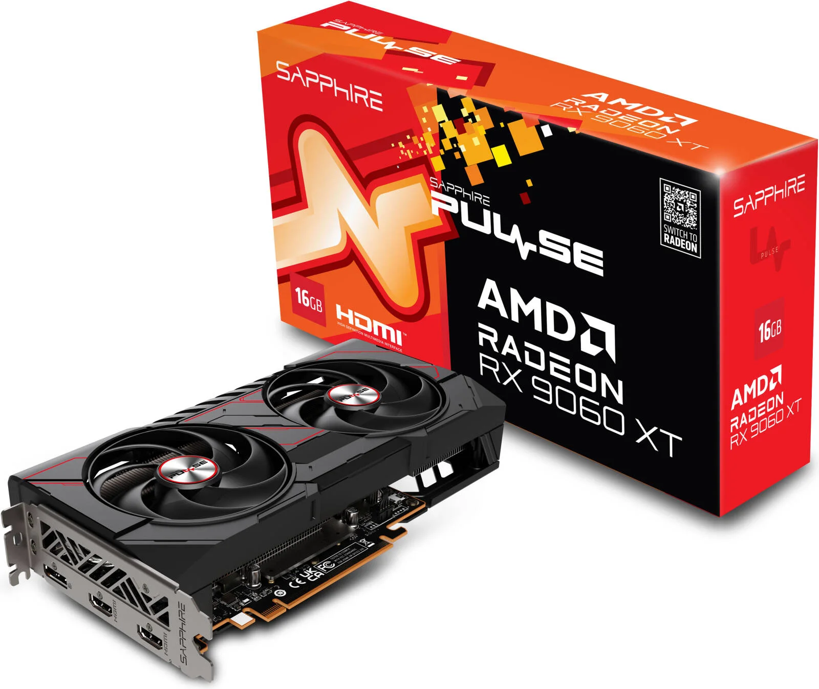 Sapphire 11350-03-20G AMD Radeon™ RX 9060 XT O/C