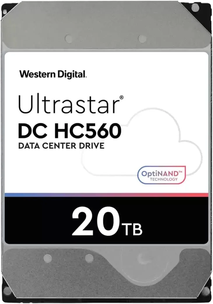 Western Digital 1ES2155 SE4U102-102 HC560 2040TB nTAA He SAS 512E SE (20TB x 102)