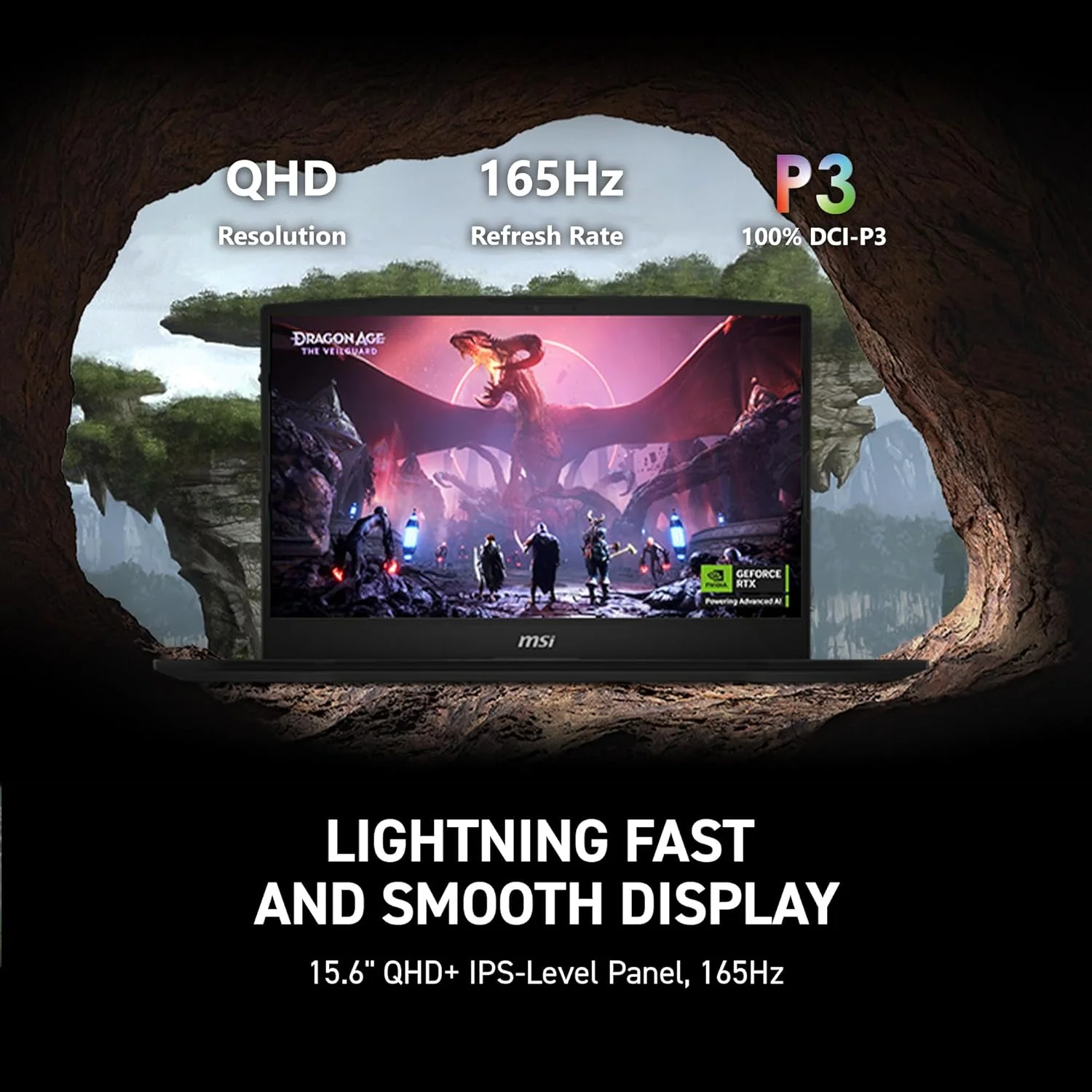 MSI Katana 15 HX B14WGK-453SG (NVIDIA® GeForce RTX™ 5070 Laptop GPU, GDDR7 8GB) view 3
