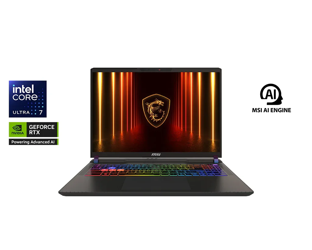 MSI Vector 16 HX AI A2XWHG-650SG (NVIDIA® GeForce RTX™ 5070 Ti Laptop GPU, GDDR7 12GB)