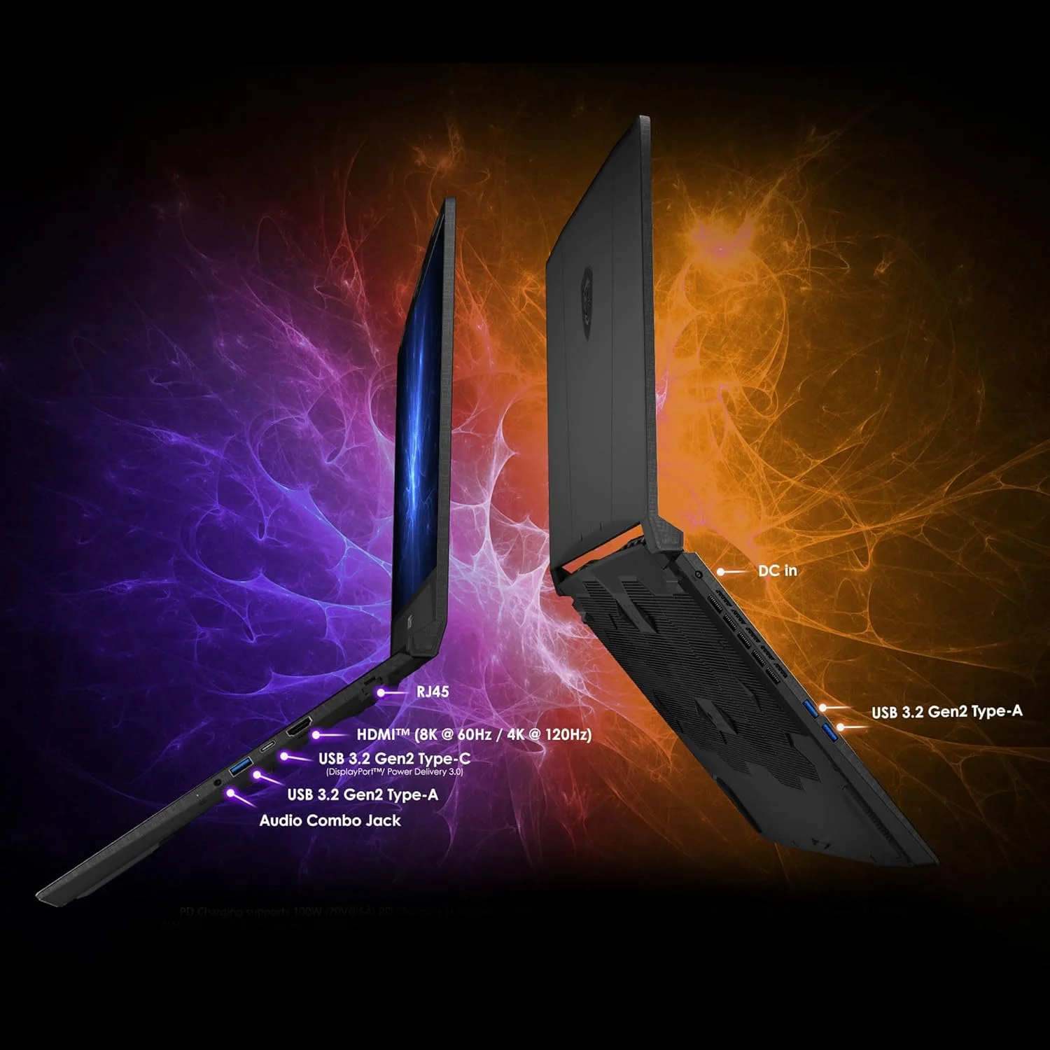 MSI Vector 16 HX AI A2XWJG-456SG (NVIDIA® GeForce RTX™ 5090 Laptop GPU, GDDR7 24GB) view 3