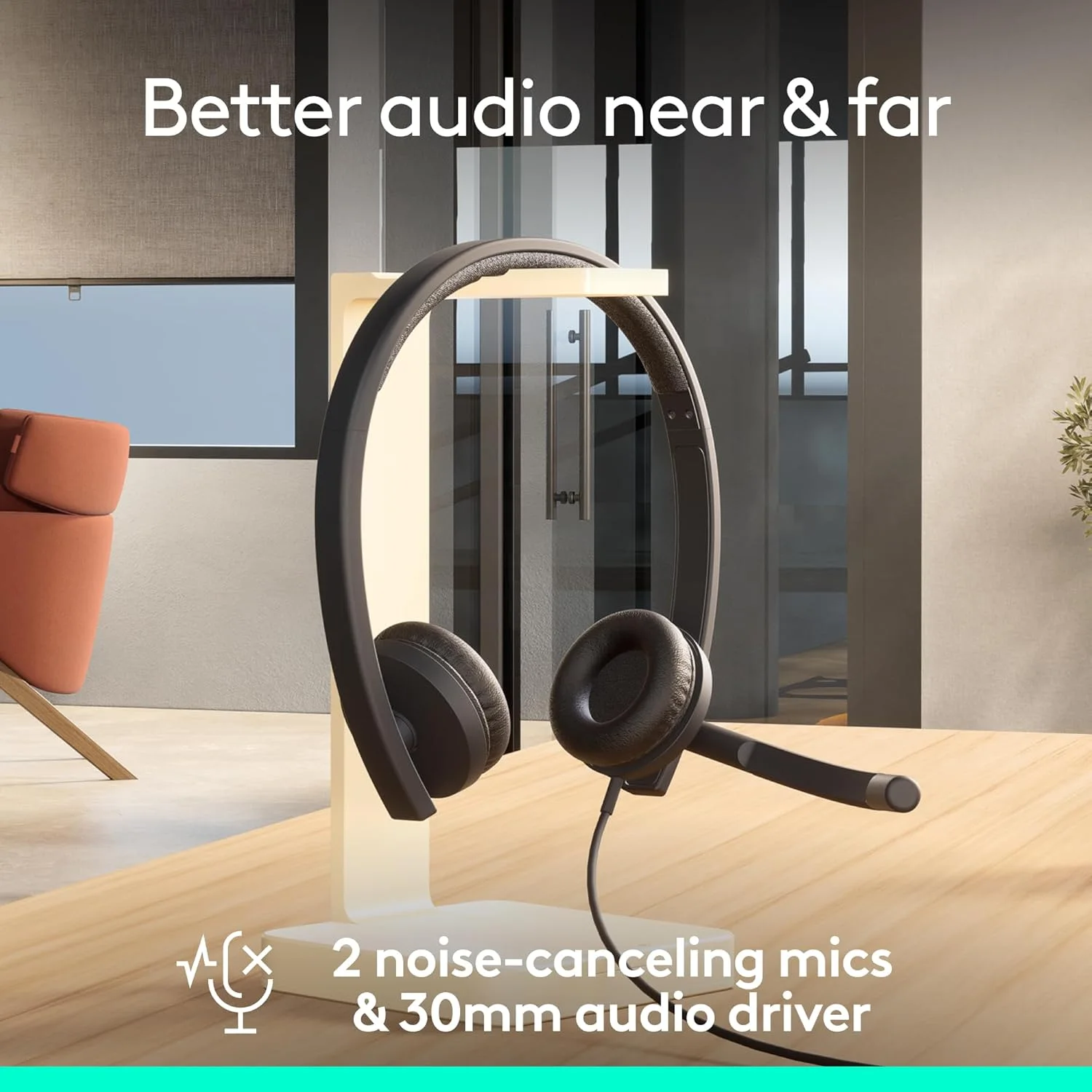 Logitech 981-001557 Logitech USB Headset Stereo H570e Team USB-C