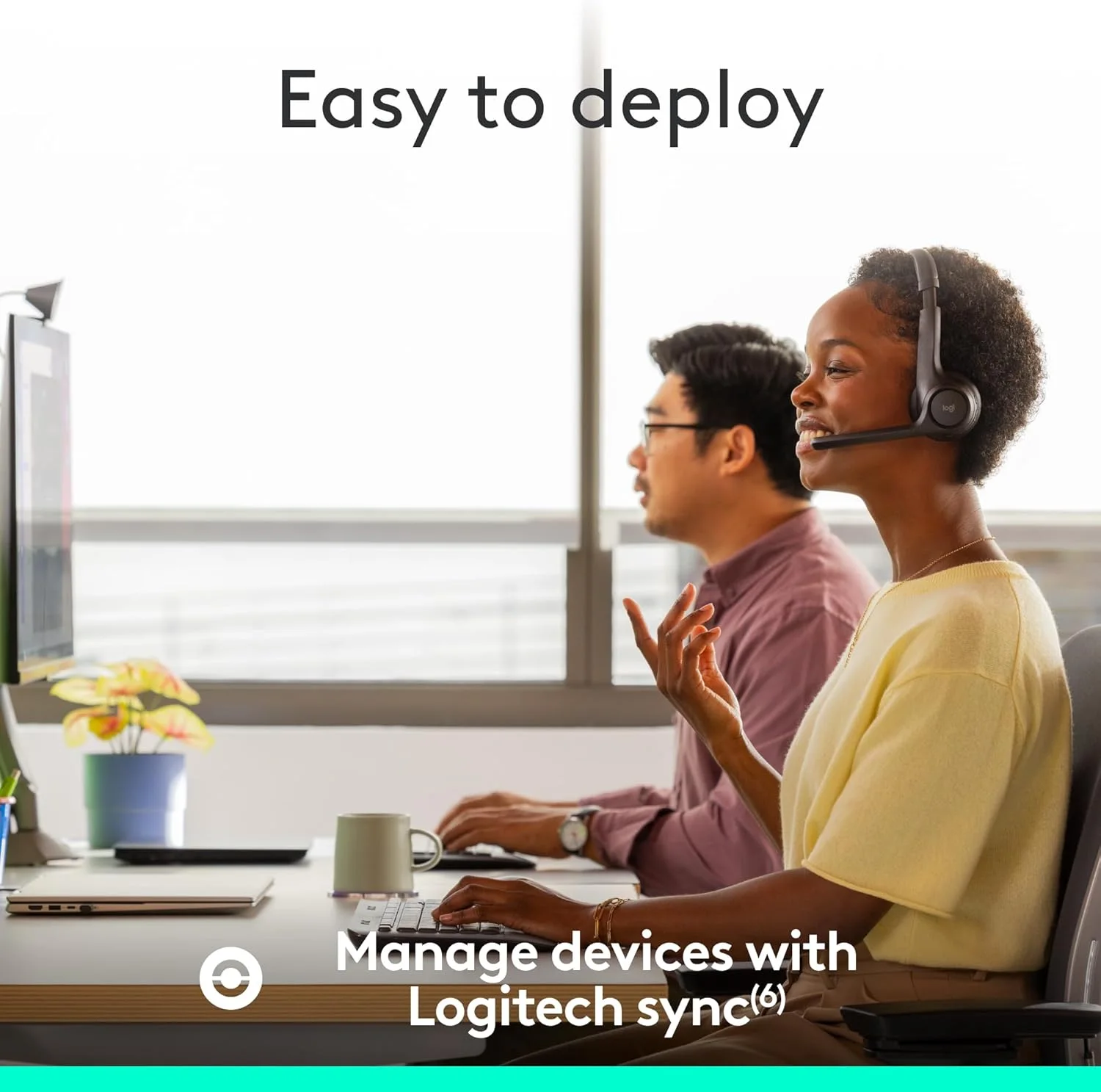 Logitech ZONE 305 HEADSET -TEAMS WITHOUT RECEIVER Logitech Zone 305 Wireless Over-the-head, On-ear Stereo Headset - Microsoft Teams Certification - Binaural - Supra-aural - 3000 cm - Bluetooth - 32 Ohm - 20 kHz to 50 kHz - Omni-directional, MEMS Technology, Noise Cancelling Microphone - Noise Canceling view 4