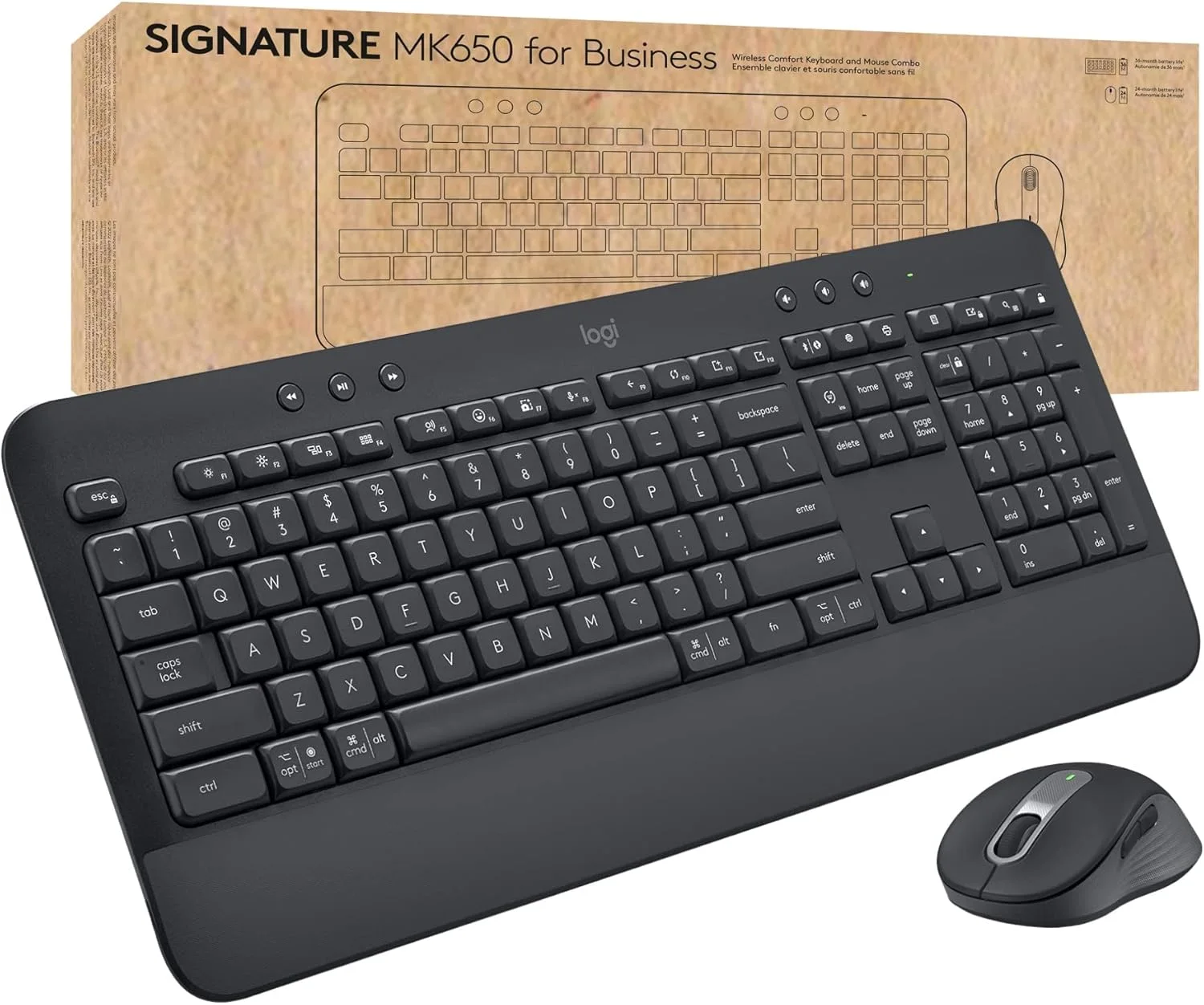 Logitech 920-011014 Signature MK650 Combo for Business - GRAPHITE