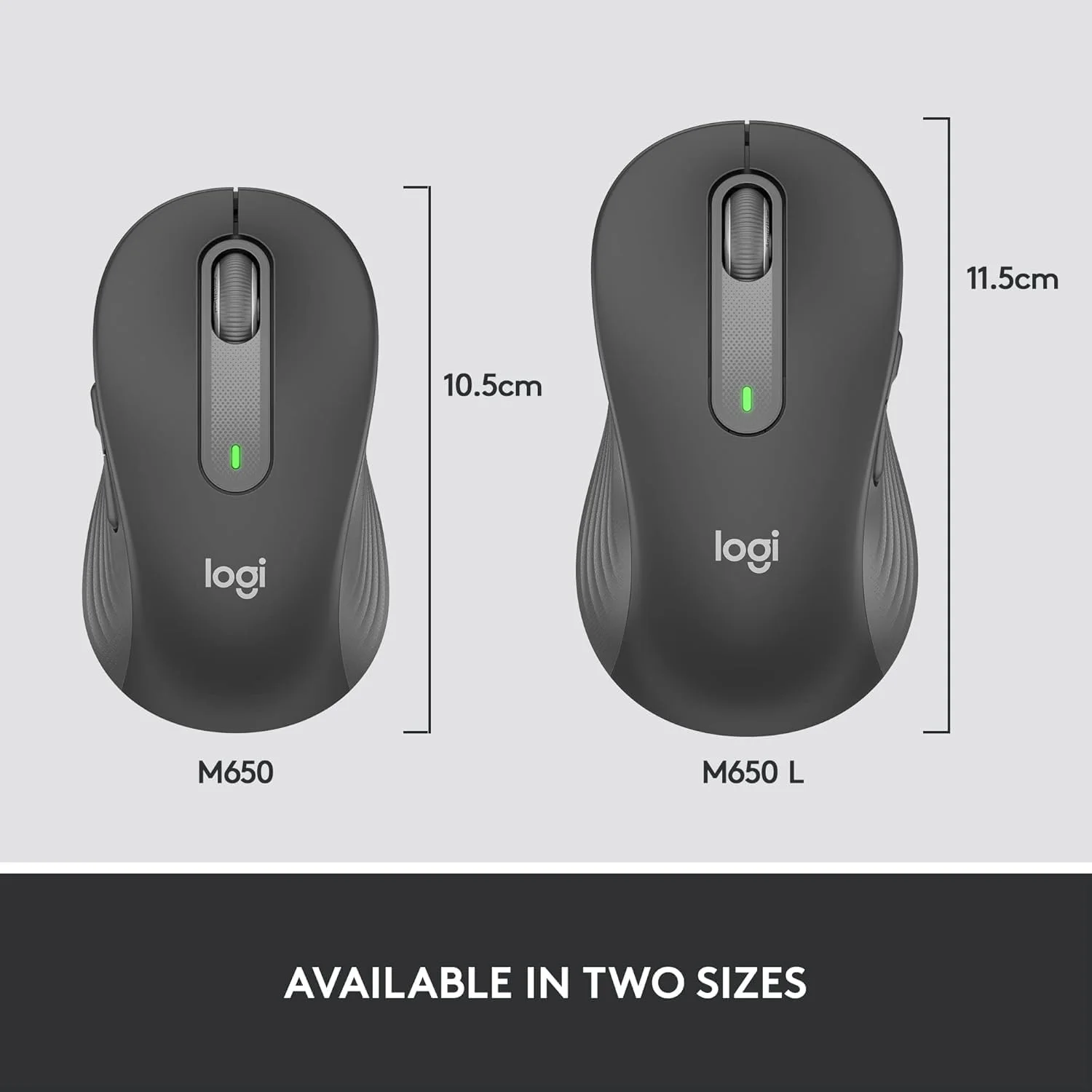 Logitech 910-006282 Logitech Signature M650 Wireless Mouse for Business - GRAPHITE view 4