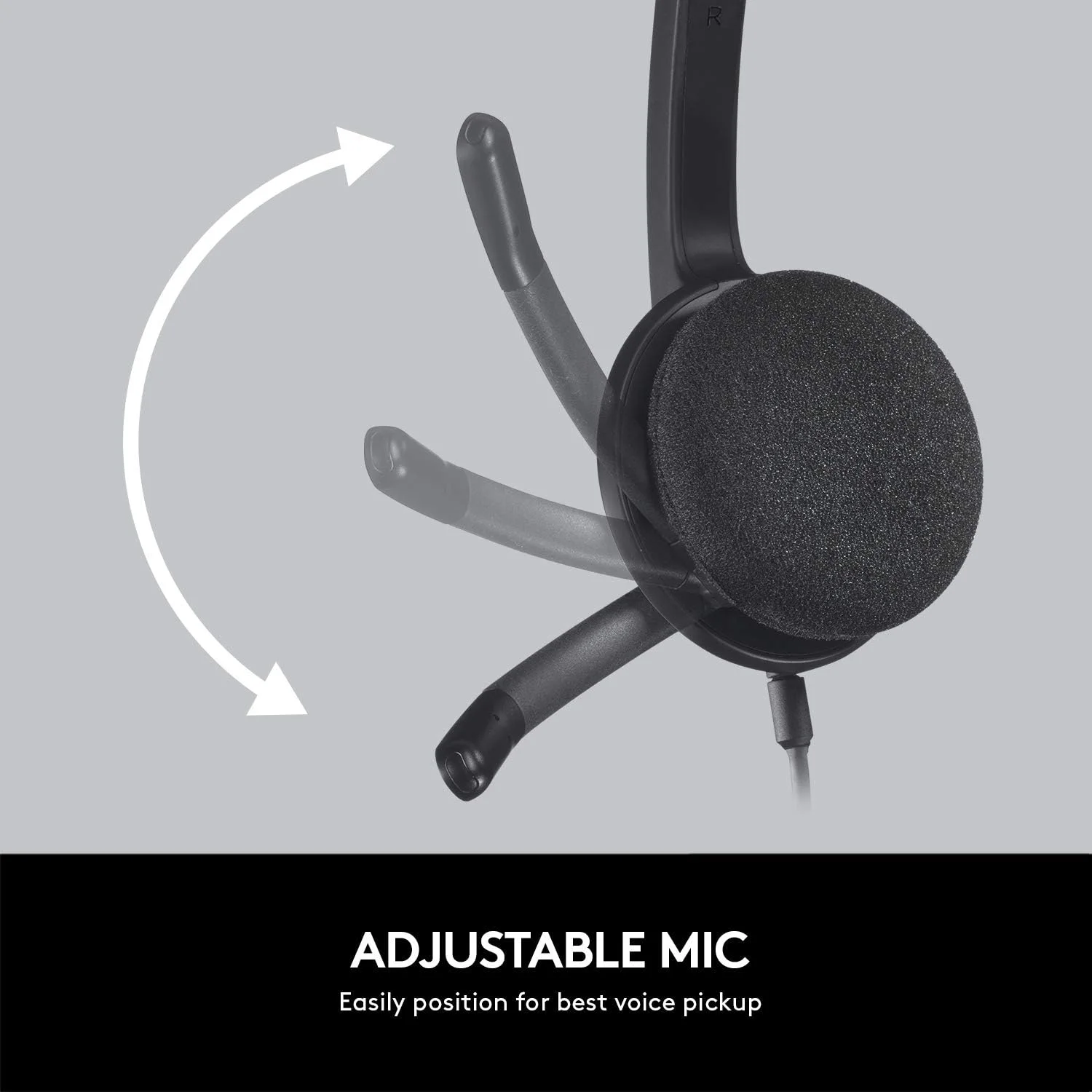 Logitech 981-000477 Logitech H340 USB Wired Headset view 3