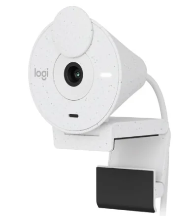 Logitech 960-001443 Logitech BRIO 300 Full HD USB -C Webcam - Off White view 2