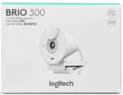 Logitech 960-001443 Logitech BRIO 300 Full HD USB -C Webcam - Off White