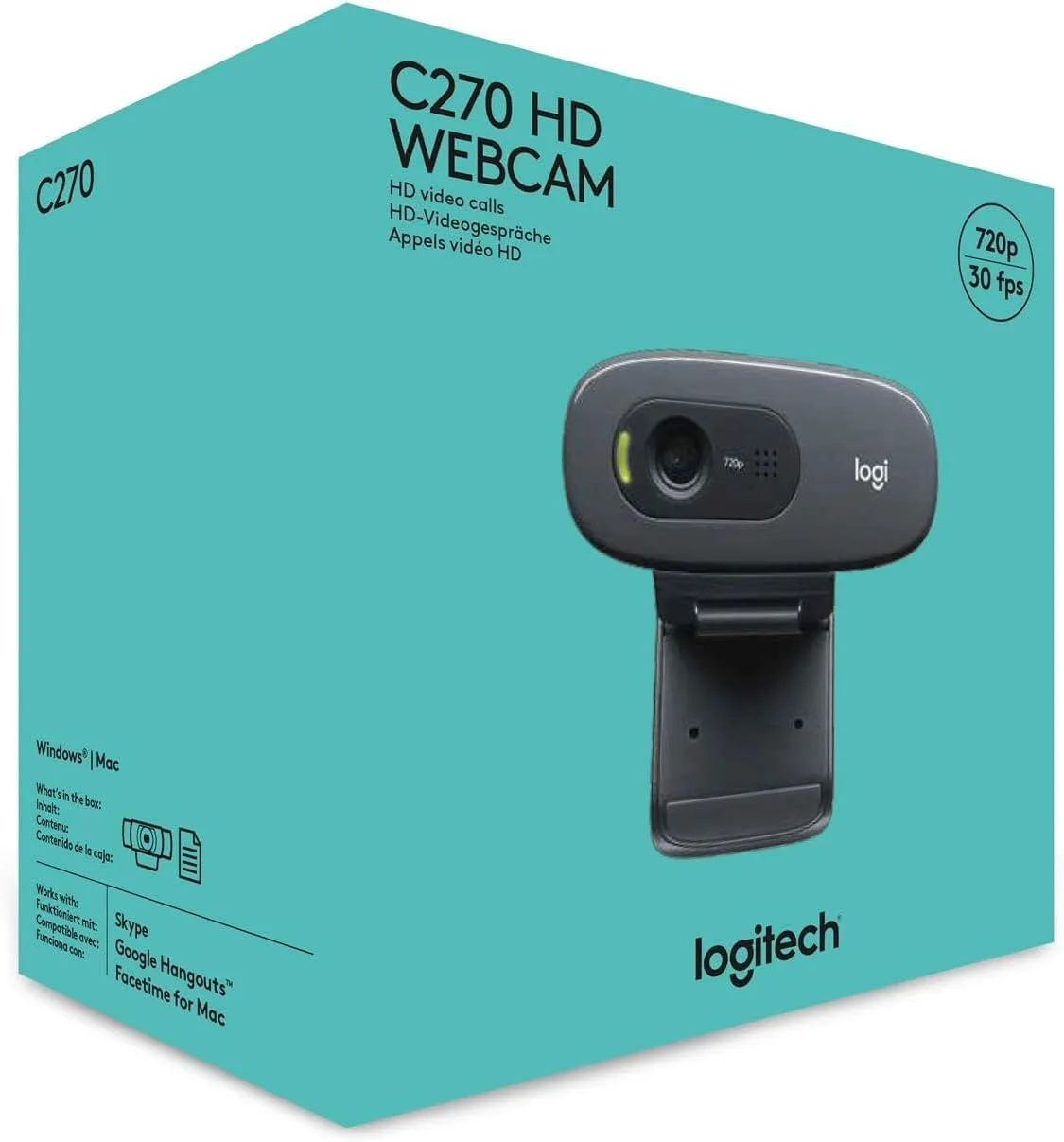 Logitech 960-000584 Logitech C270 HD Webcam