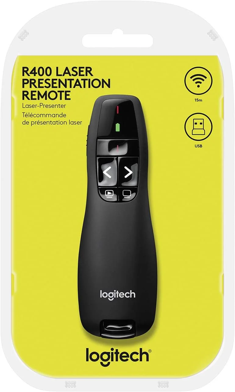 Logitech 910-001361 Logitech R400 Red Laser Wireless Presenter