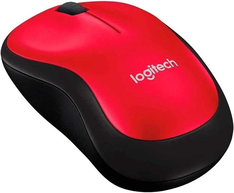 Logitech 910-002503 Logitech M185 Basic Wireless Mouse - Red view 4