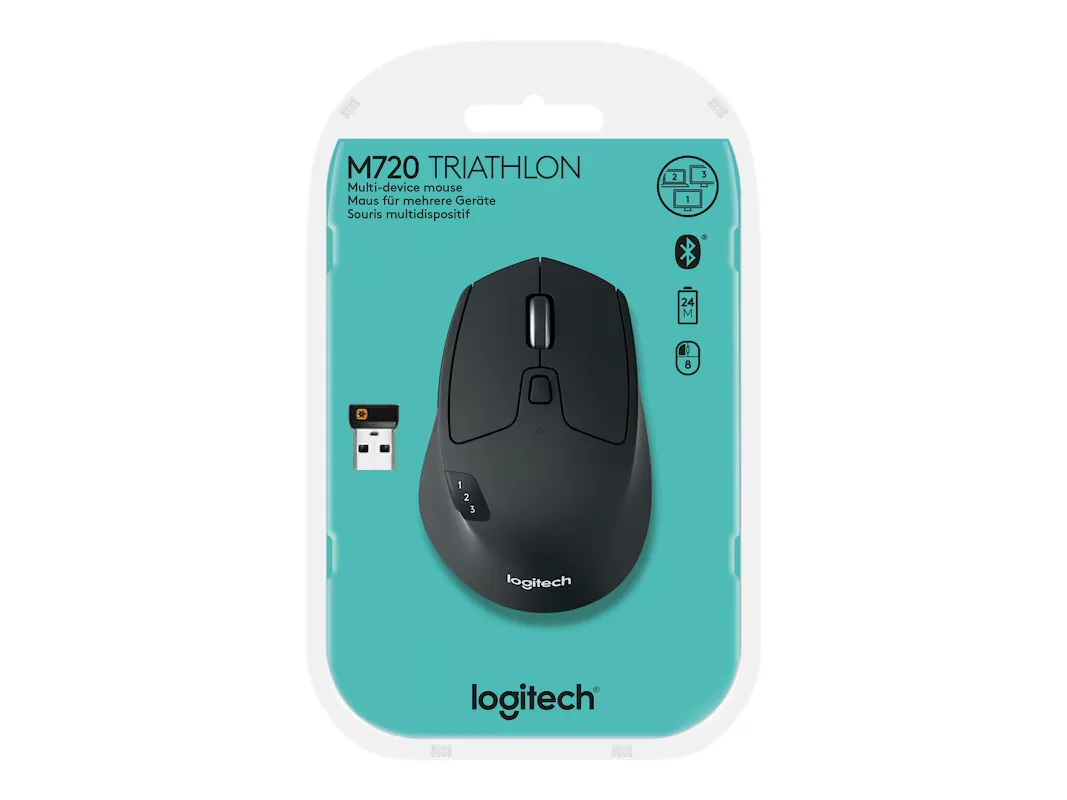 Logitech 910-004792 Logitech M720 Multi Device Wireless Mouse