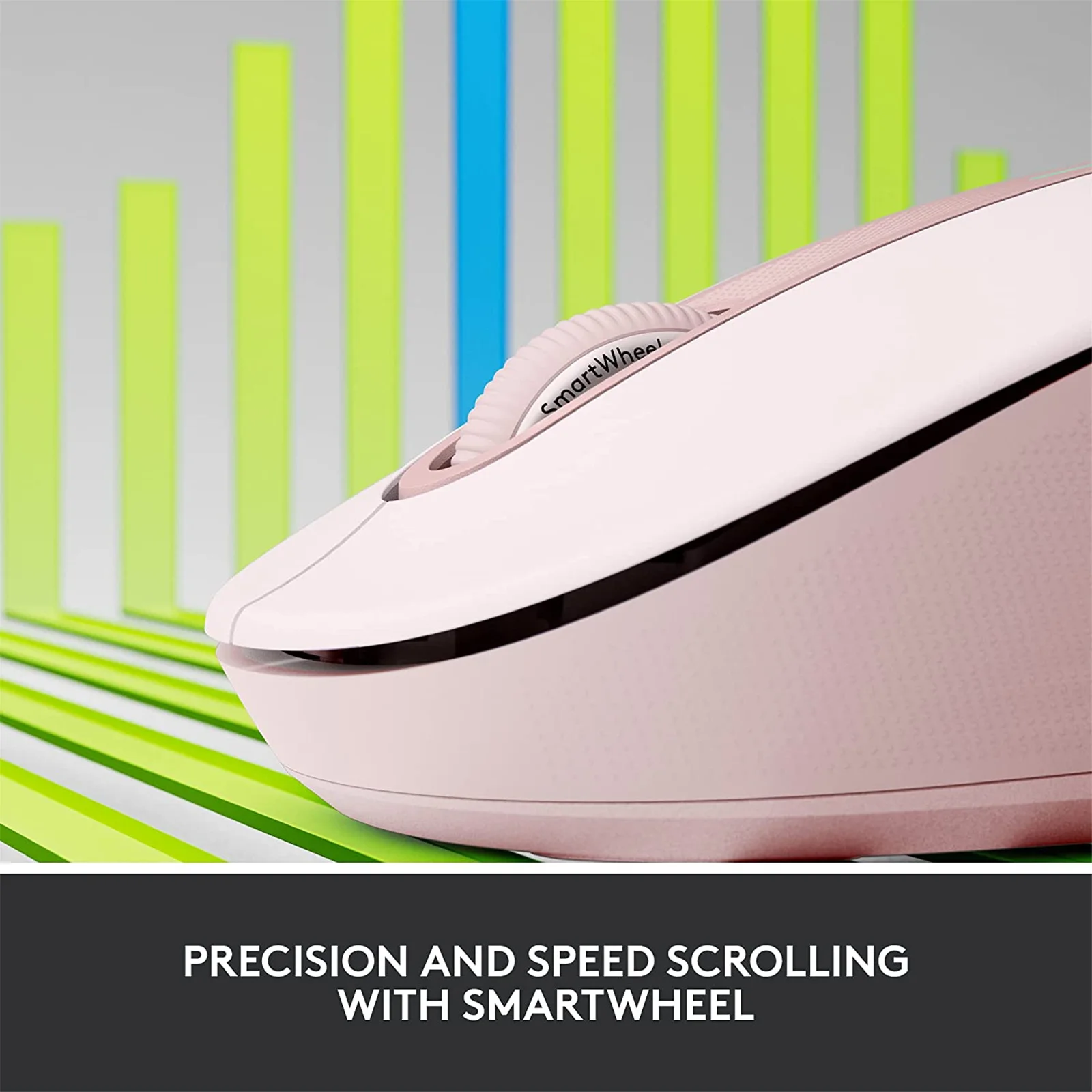 Logitech 910-006263 Logitech Signature M650 Medium Wireless Mouse - Rose view 3