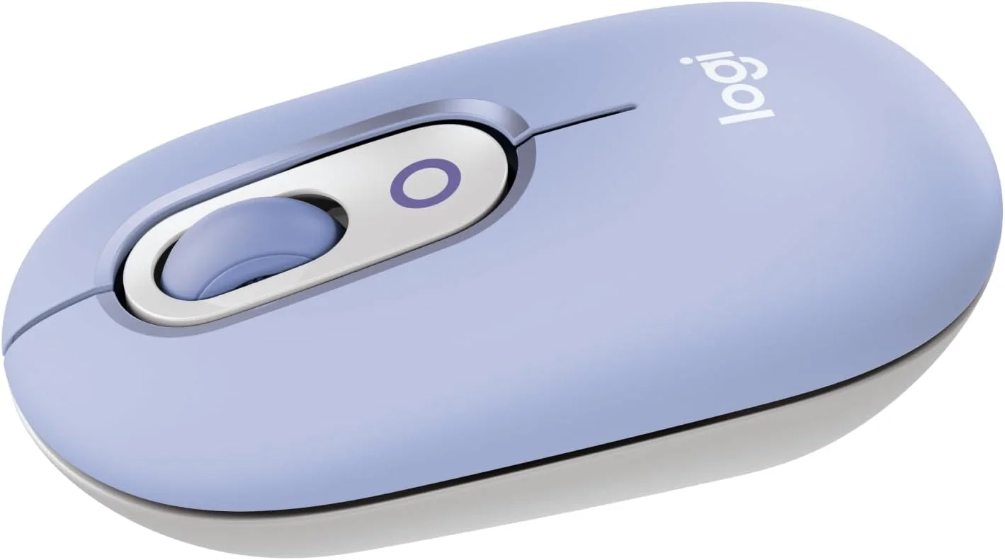 Logitech 910-007403 Logitech Pop Mouse With Emoji - Lilac