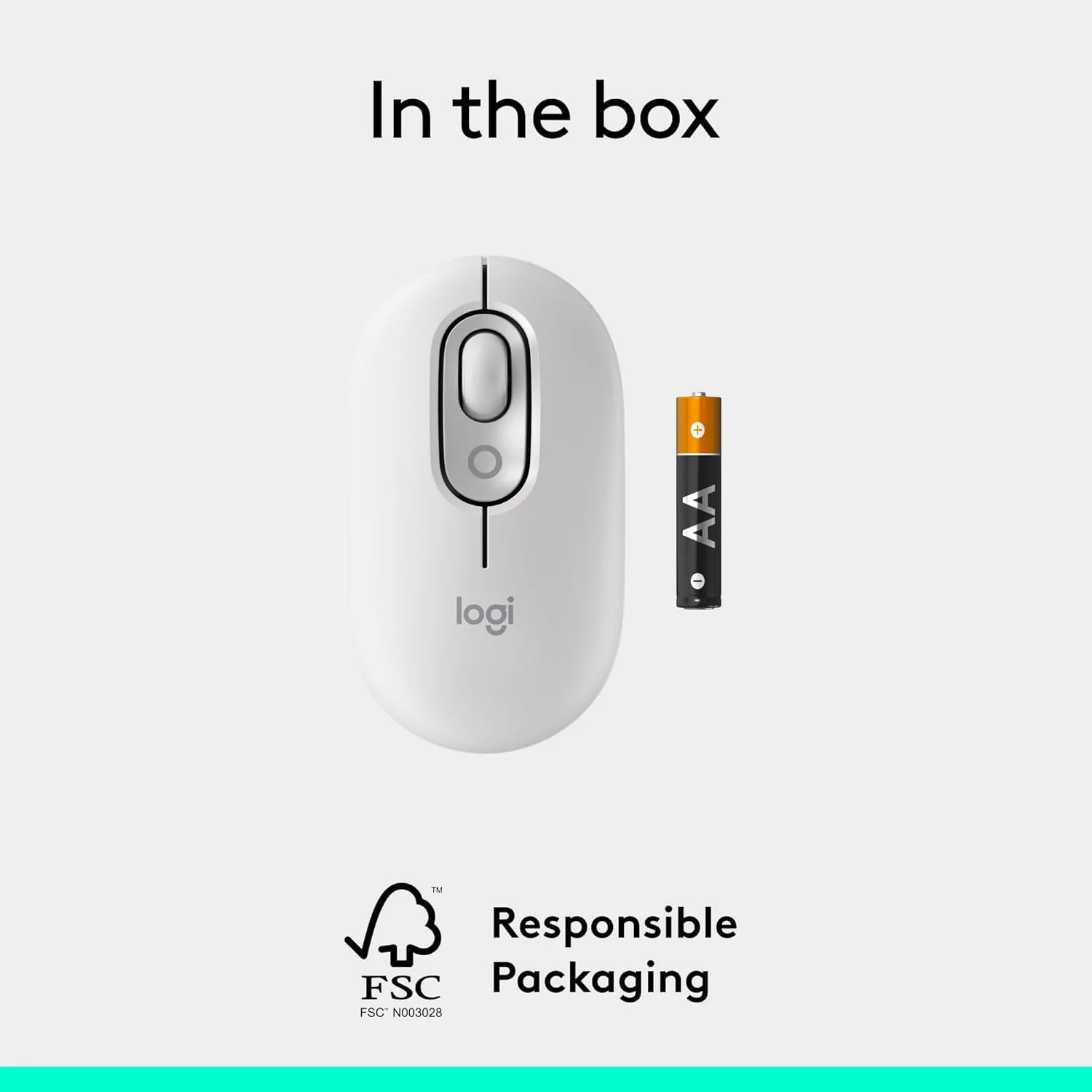 Logitech 910-007400 Logitech Pop Mouse With Emoji - Off White
