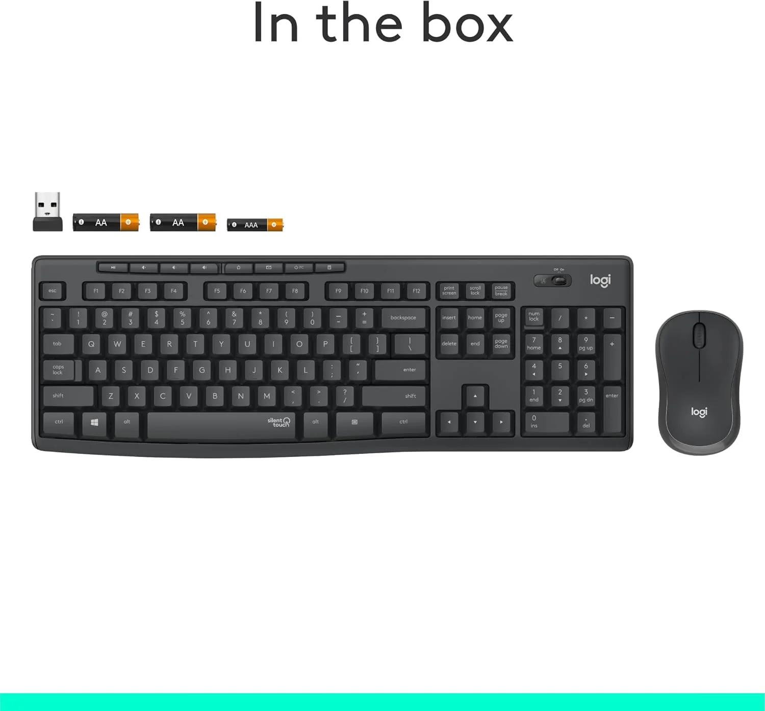 Logitech 920-009814 Logitech MK295 Silent Wireless Combo