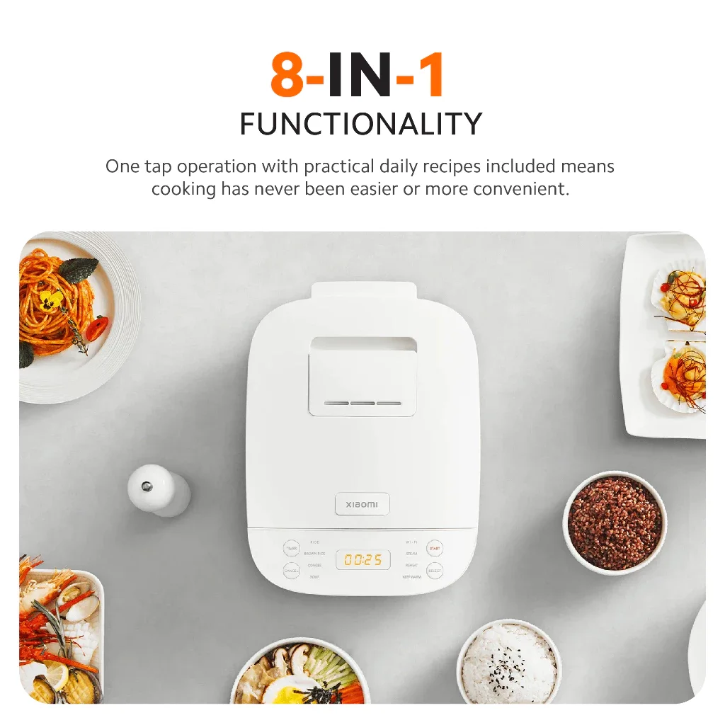 Xiaomi BHR7925UK Xiaomi Smart Multifunctional Rice Cooker UK view 2