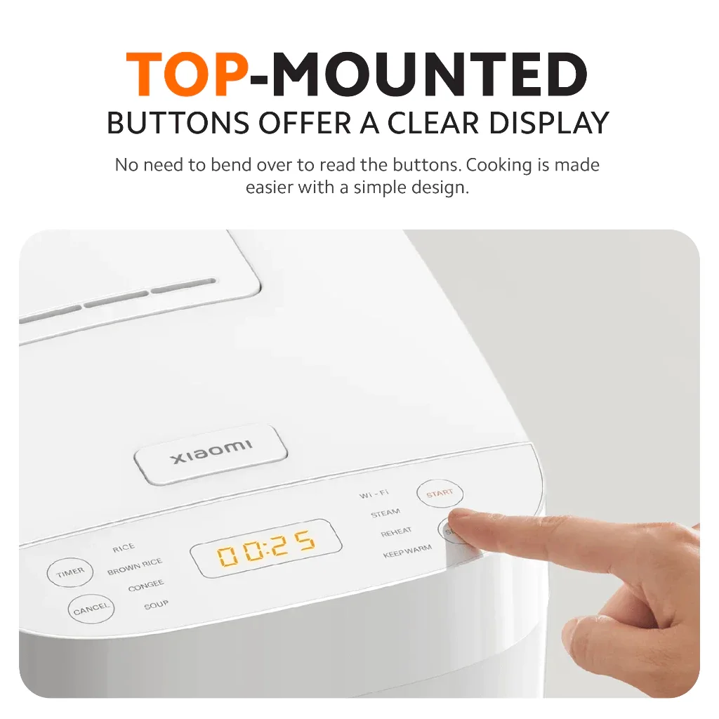 Xiaomi BHR7925UK Xiaomi Smart Multifunctional Rice Cooker UK view 4